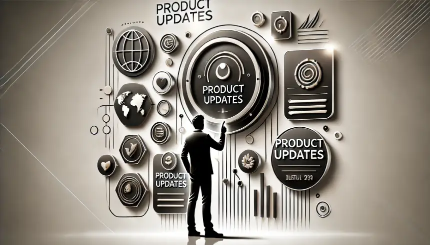 a founder providing product updates on social media