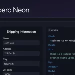 Opera Neon- O Navegador com IA que Cria Sites e Jogos