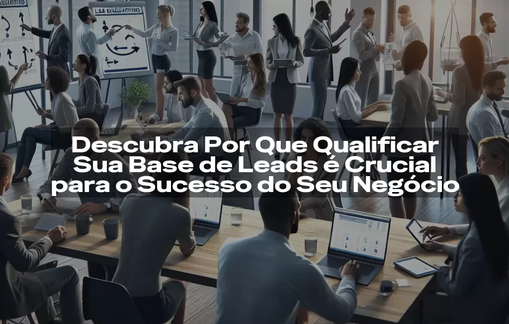 Descubra Por Que Qualificar Sua Base de Leads é Crucial para o Sucesso do Seu Negócio