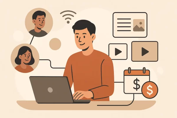 Como Criar uma Fonte de Receita Recorrente com Conteúdo Digital (Mesmo com Poucos Seguidores)