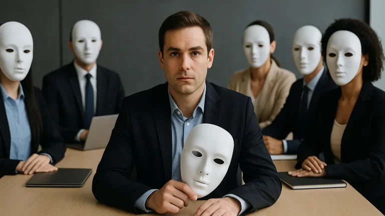 A máscara do mundo corporativo está caindo