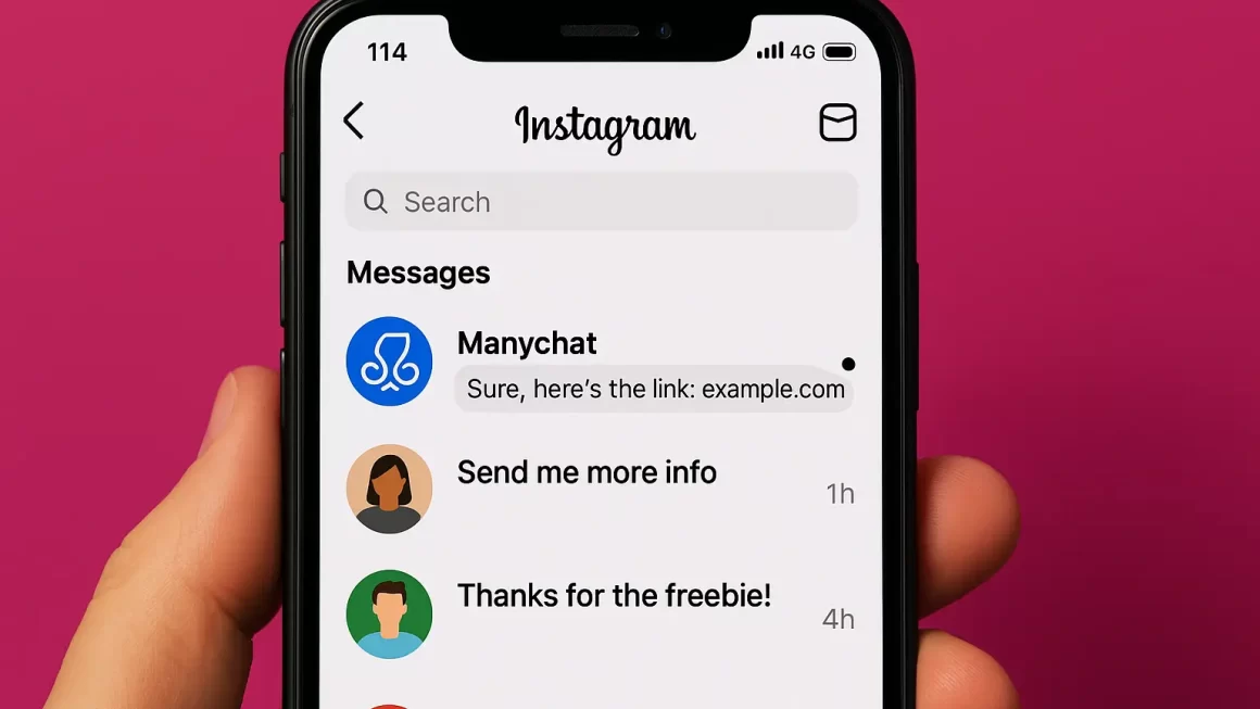 Você sabe como automatizar no Instagram? O Manychat está mudando o jogo
