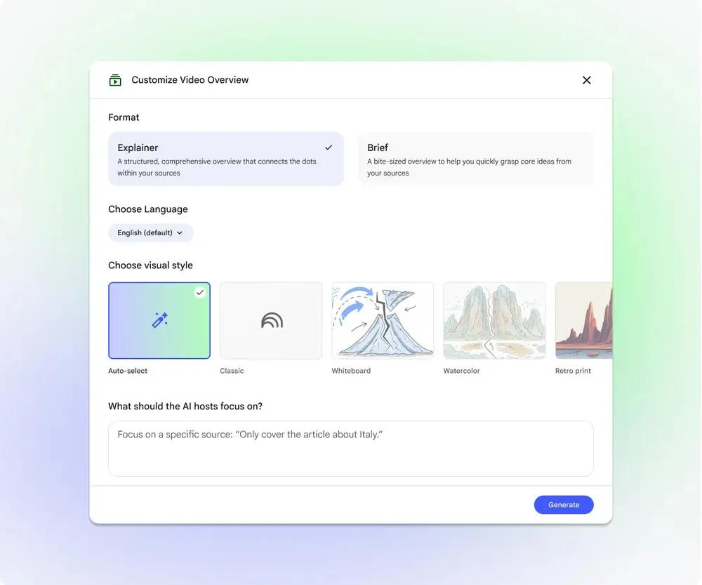 NotebookLM-Video-Overviews-Formats-Styles