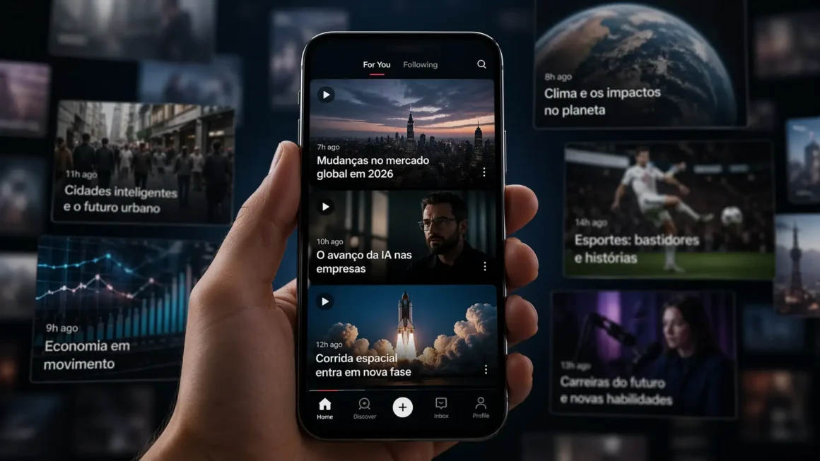 Feed vertical de vídeos pode virar o novo jeito de consumir notícias e informação