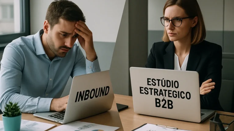 Agência de Inbound enfrenta limites frente a Estúdio Estratégico B2B