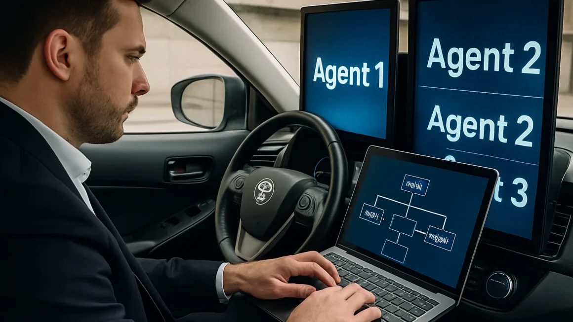 Agentes que gerenciam agentes: orquestração sem perder o volante