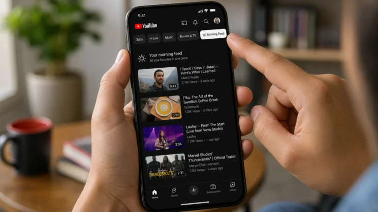 YouTube muda a Home: Inscrições no topo e feeds por prompt